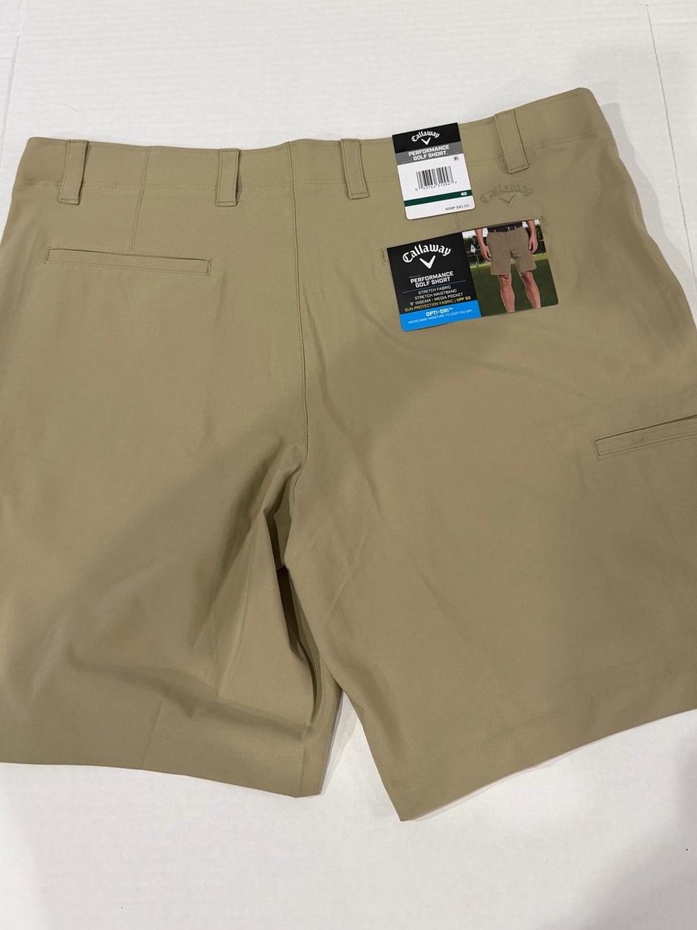 Callaway Men's Hybrid Golf Shorts - Tan
